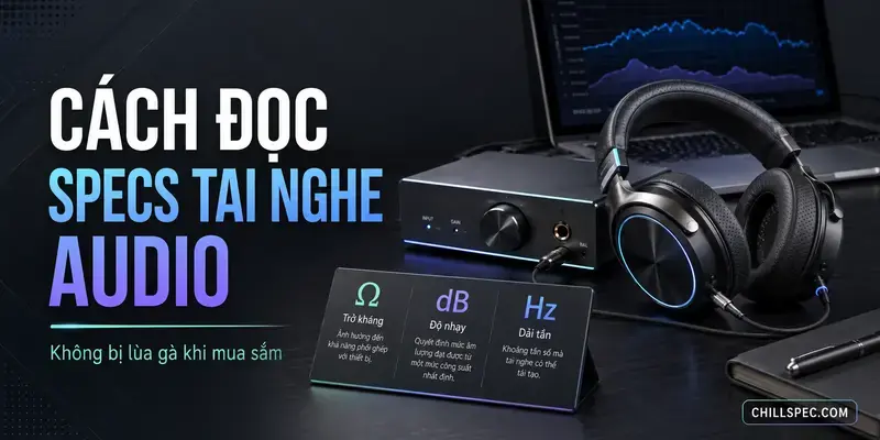 Cover: Cách đọc thông số specs tai nghe audio chuẩn chuyên gia