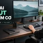 Cover các loại layout bàn phím cơ 60%, 65%, 75%, TKL và Fullsize cho góc làm việc công thái học