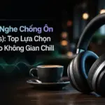Cover review tai nghe chống ồn (headphones) với tiêu đề bài viết – ChillSpec