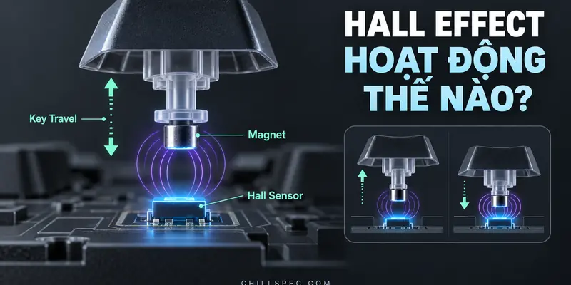 Hall Effect hoạt động thế nào trên switch từ tính