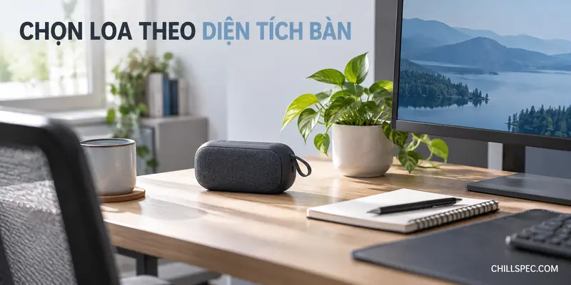 Chọn loa Bluetooth decor theo diện tích bàn làm việc