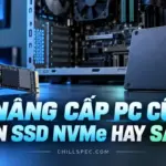 Cover hướng dẫn chọn SSD NVMe hay SATA khi nâng cấp máy tính cũ