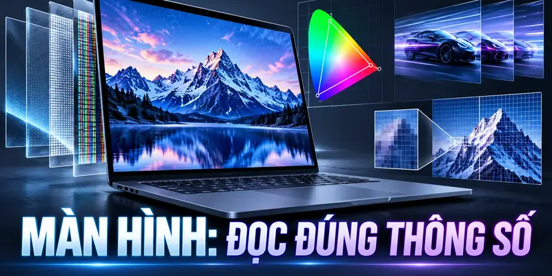 CPU và GPU laptop, minh họa cách đọc thông số bộ xử lý